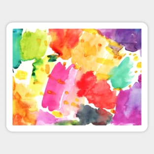 Abstract watercolor painting Magnet